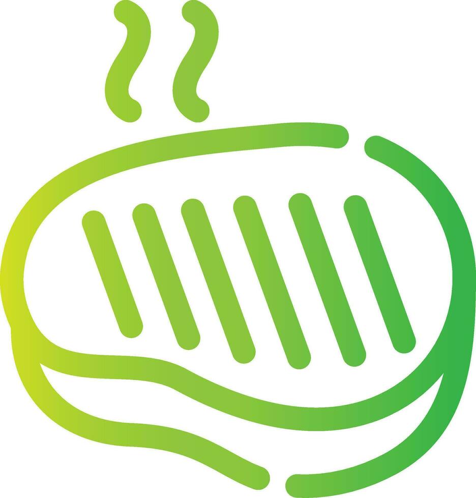 Steak Creative Icon Design vector