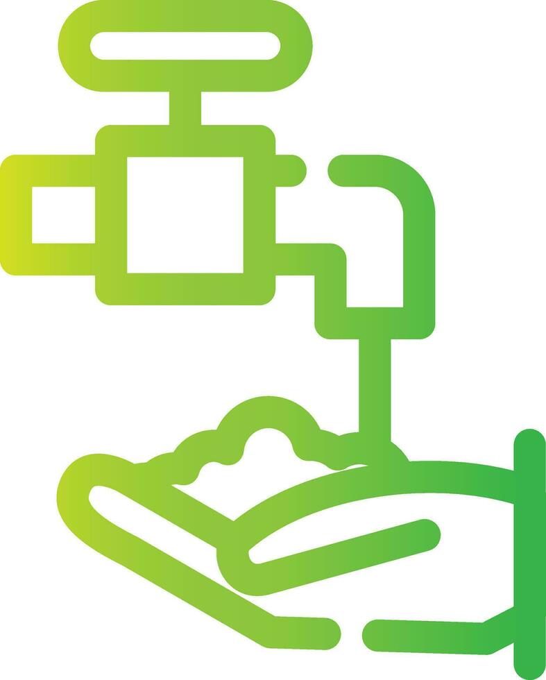 Handwash Creative Icon Design vector