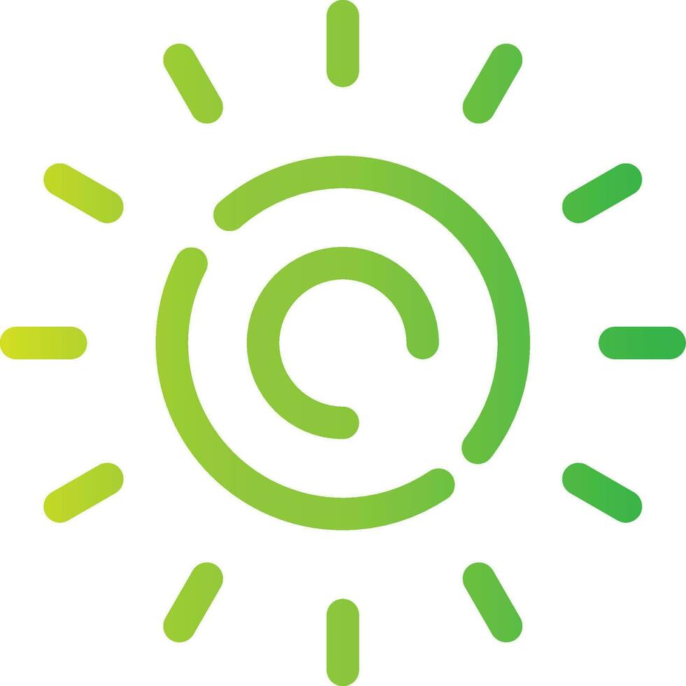 Sun Creative Icon Design vector