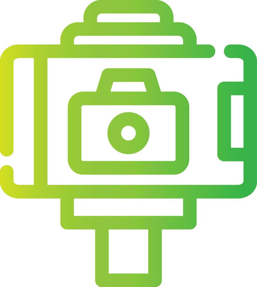 Selfie Stick Creative Icon Design vector