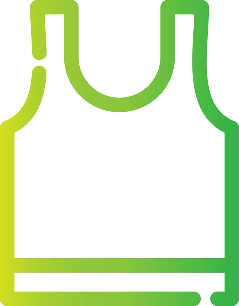 Tank Top Creative Icon Design vector