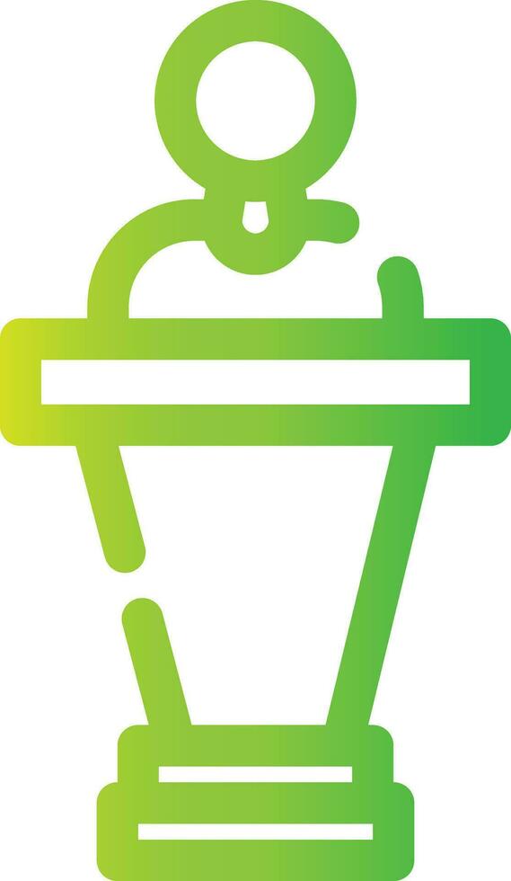 Politician Creative Icon Design vector