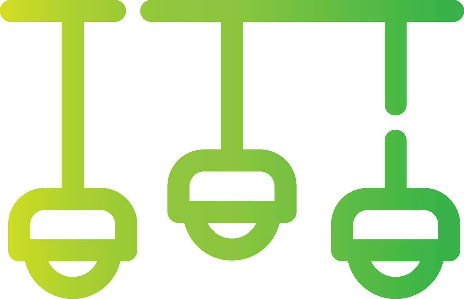 Ceiling Light Creative Icon Design vector