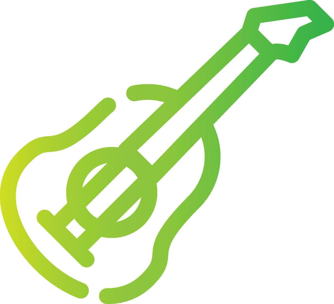 Guitar Creative Icon Design vector