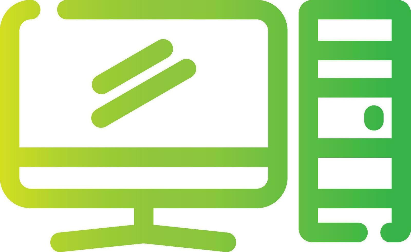 Computer Creative Icon Design vector