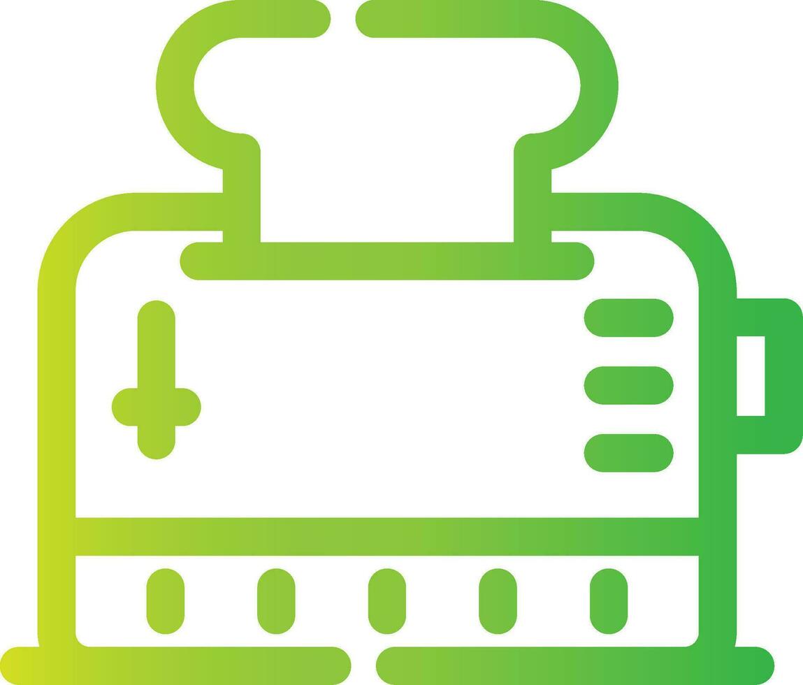 Toaster Creative Icon Design vector