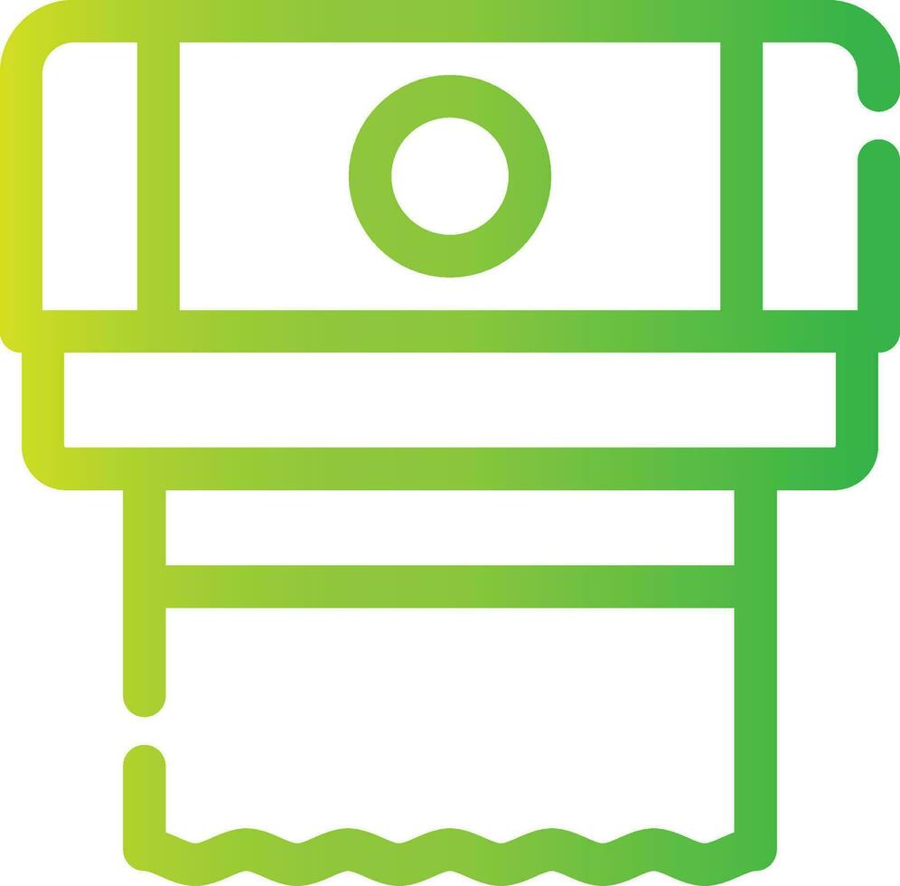Paper Towel Creative Icon Design vector