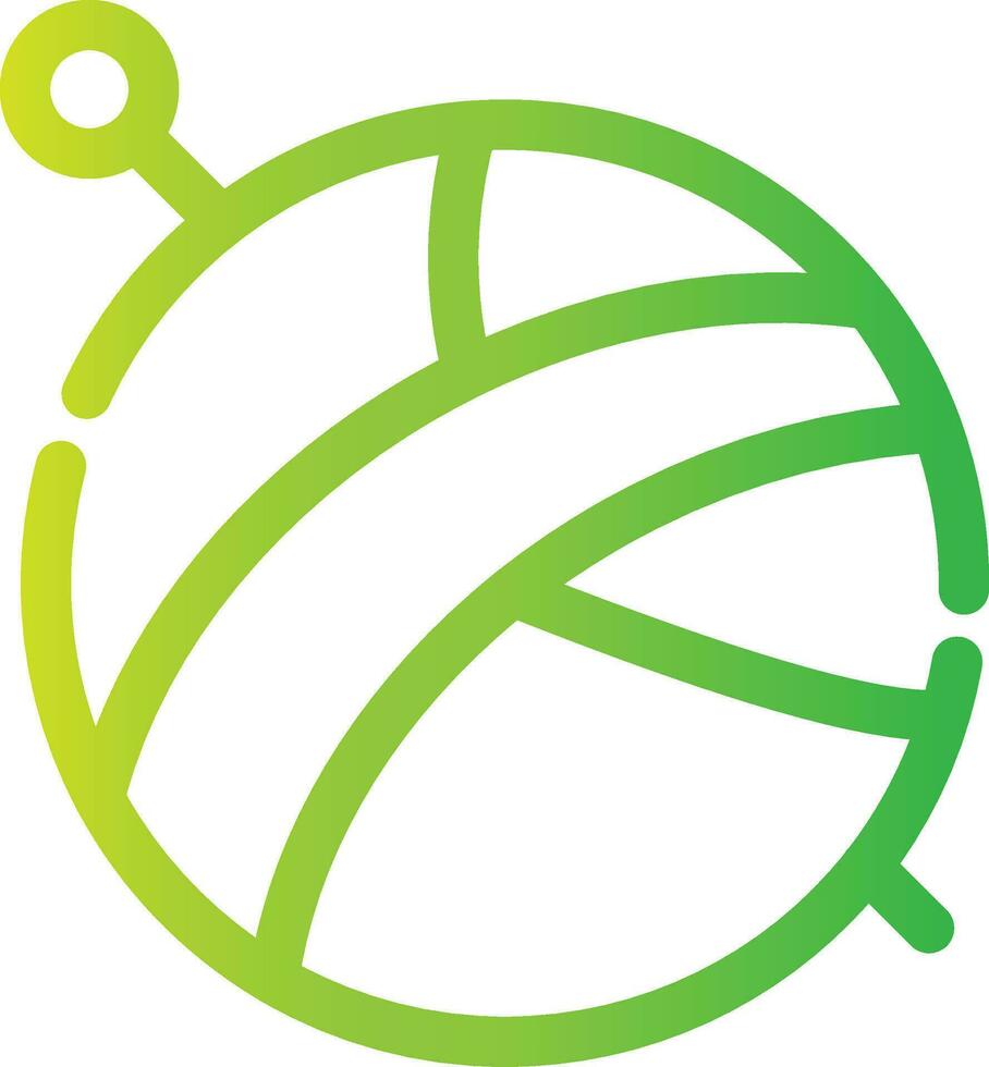 Yarn Creative Icon Design vector