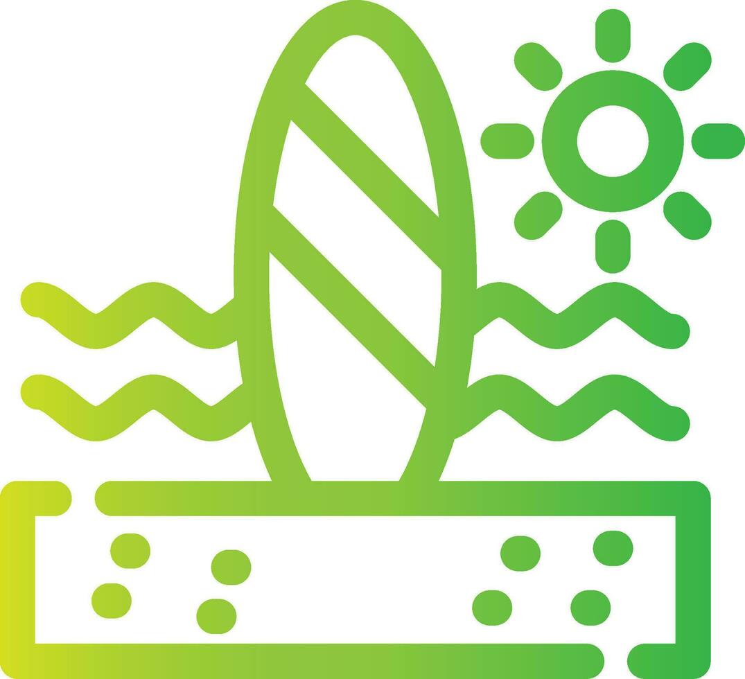 Paddle Surf Creative Icon Design vector