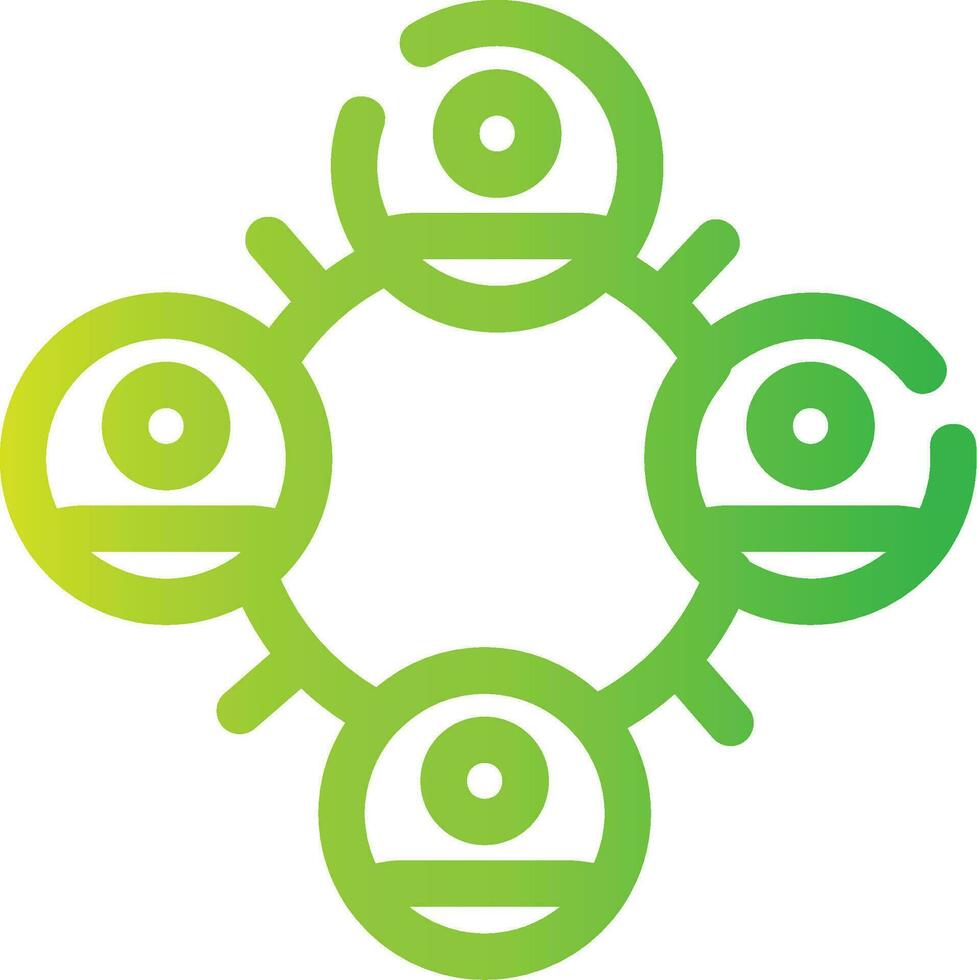 Global Network Creative Icon Design vector