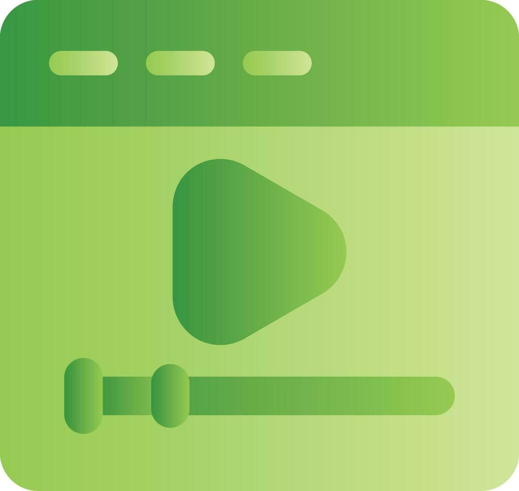 Video Creative Icon Design vector