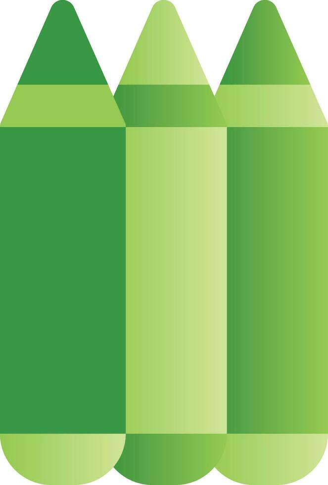 Crayons Creative Icon Design vector