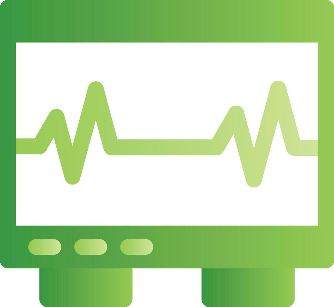 Electrocardiogram Creative Icon Design vector
