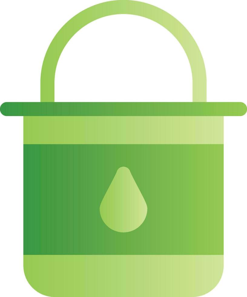 Paint Bucket Creative Icon Design vector