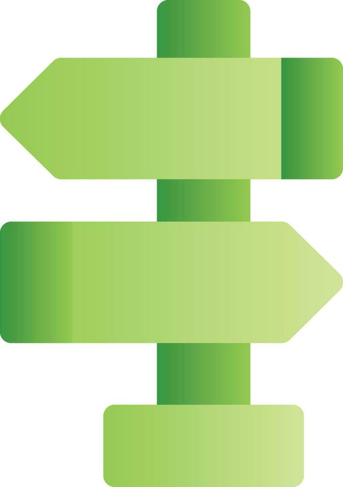Directional Sign Creative Icon Design vector