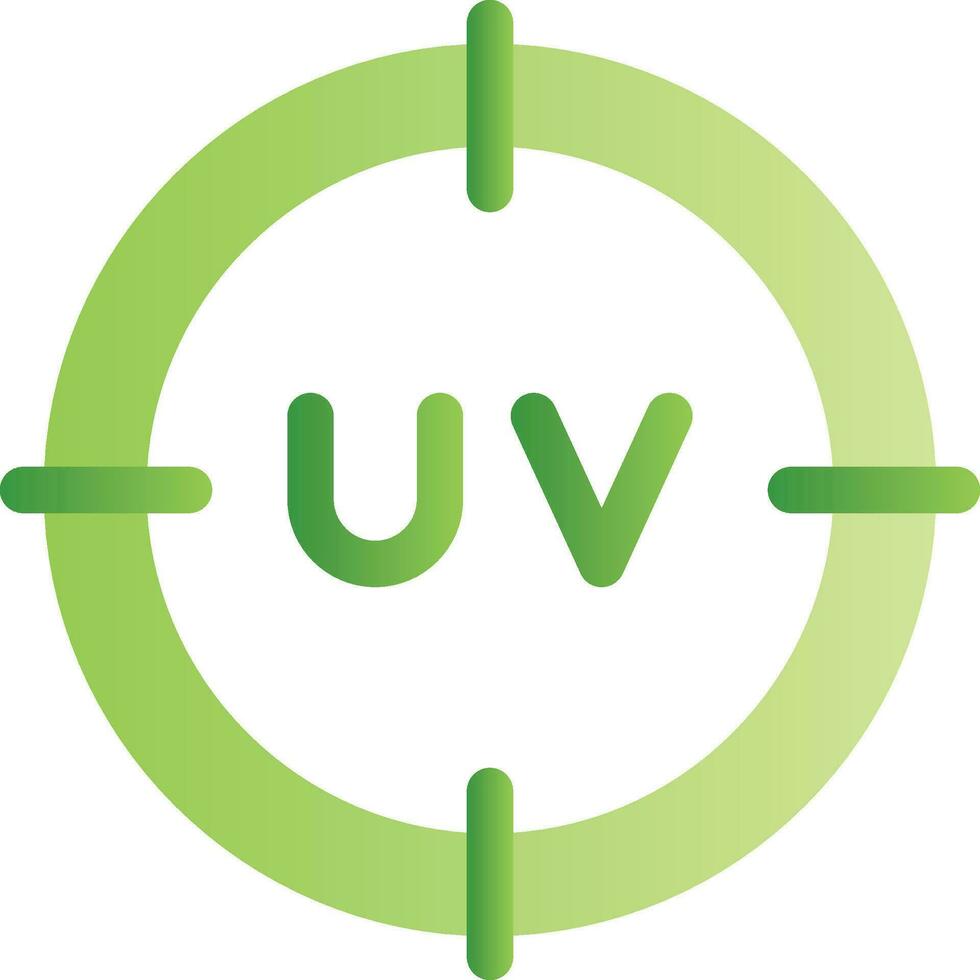 Uv Creative Icon Design vector