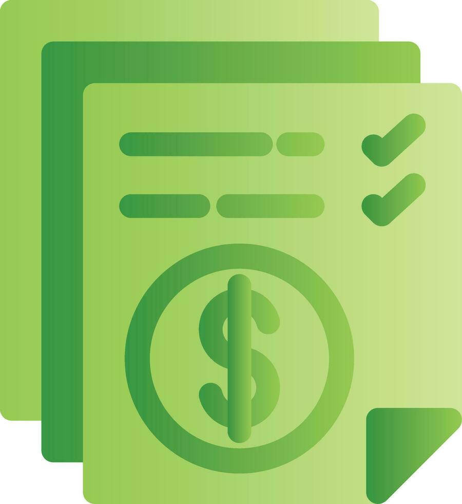 Bill Creative Icon Design vector