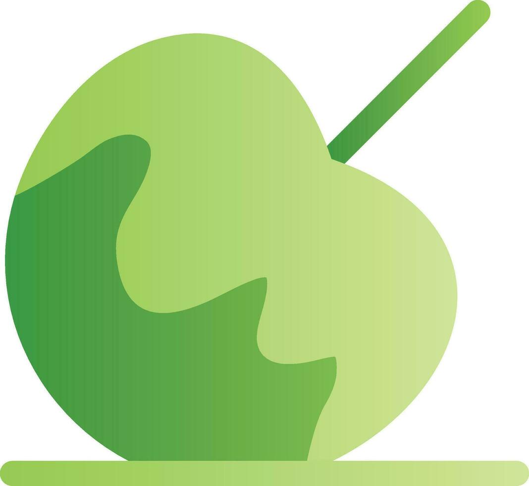 Caramel Apple Creative Icon Design vector