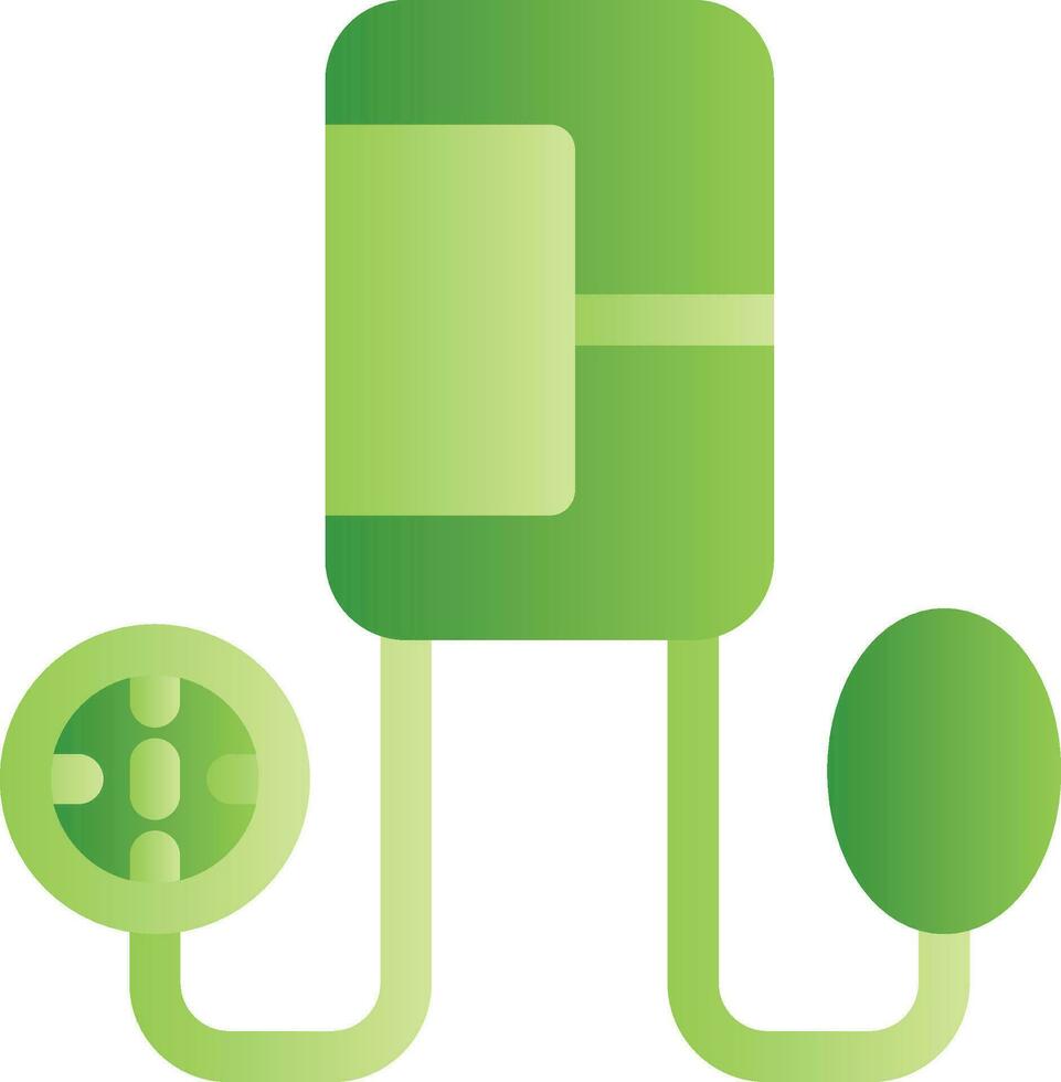 Blood Pressure Gauge Creative Icon Design vector