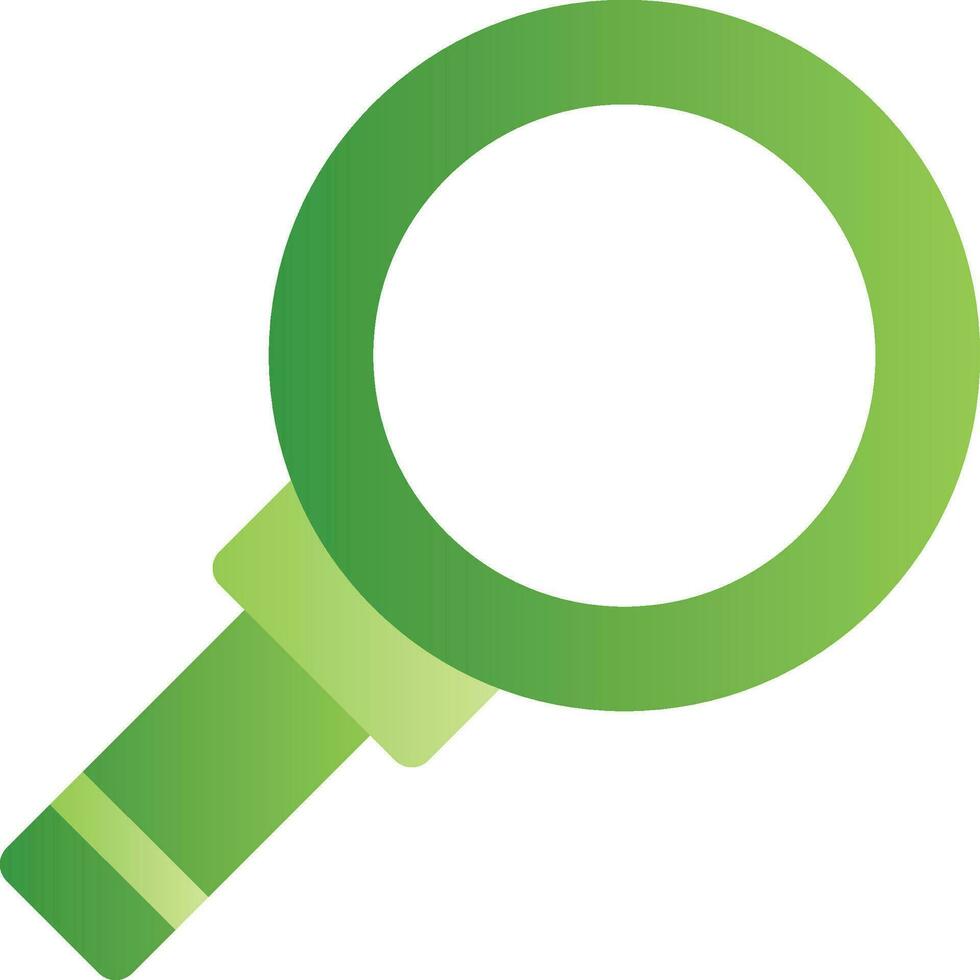 Magnifying Creative Icon Design vector