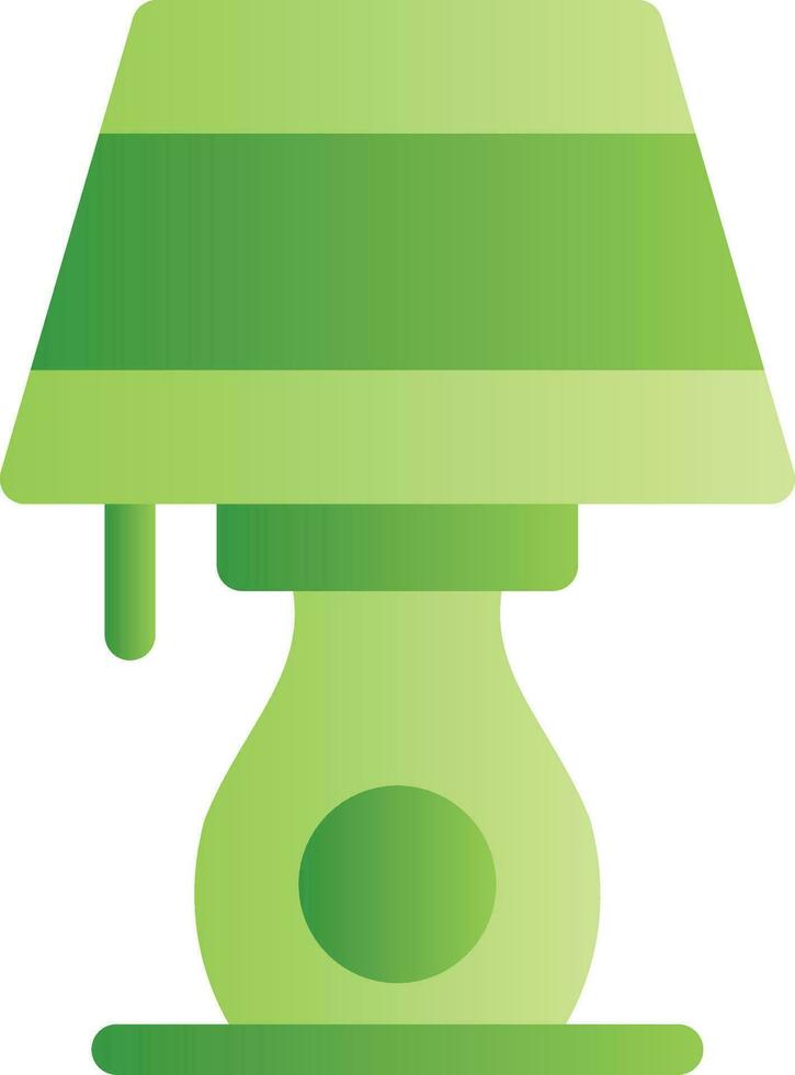diseño de icono creativo de lámpara de mesa vector