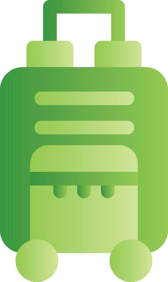 Travel Bag Creative Icon Design vector