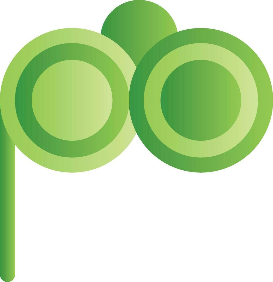 Lorgnette Glasses Creative Icon Design vector