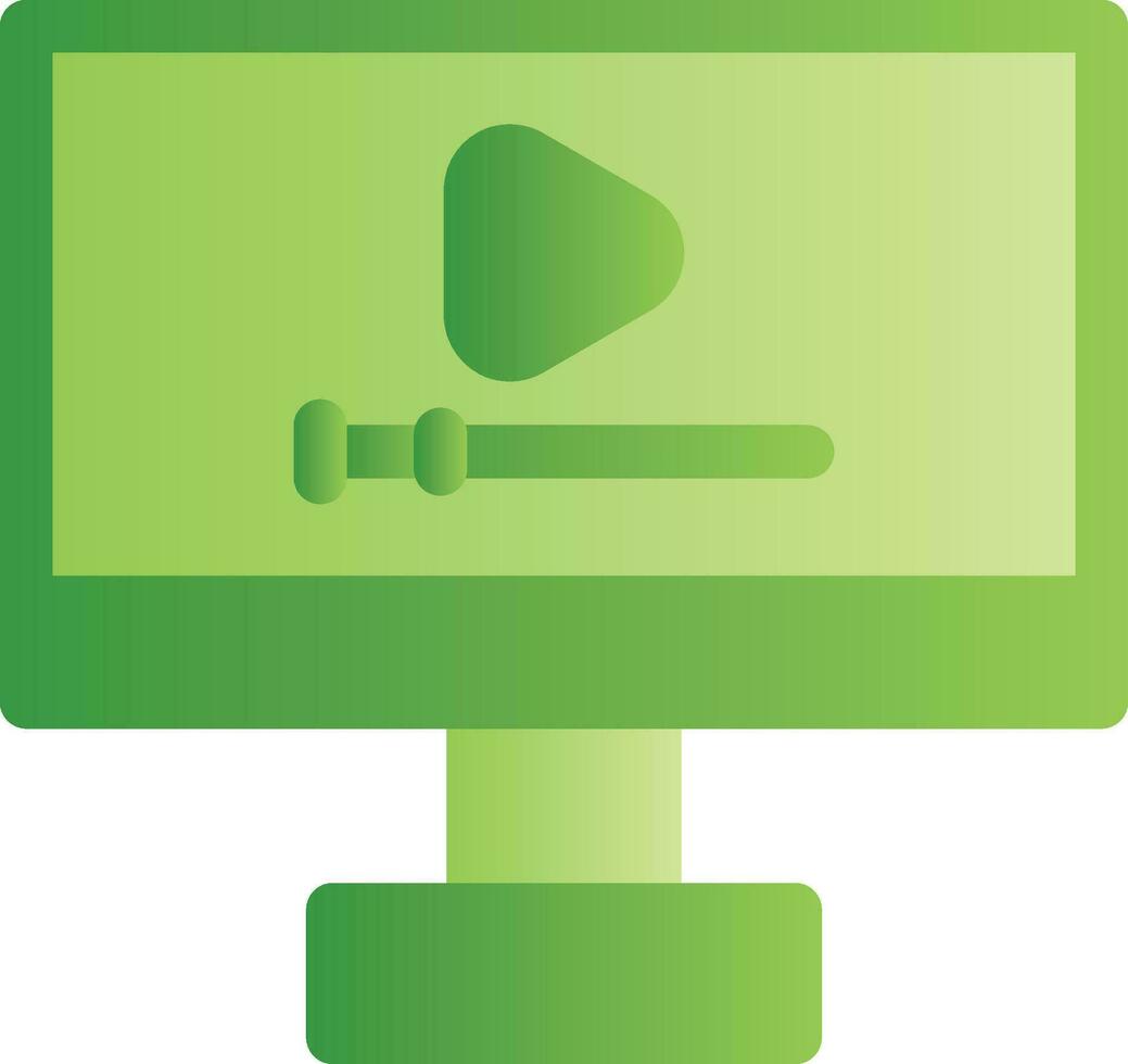 Video Creative Icon Design vector