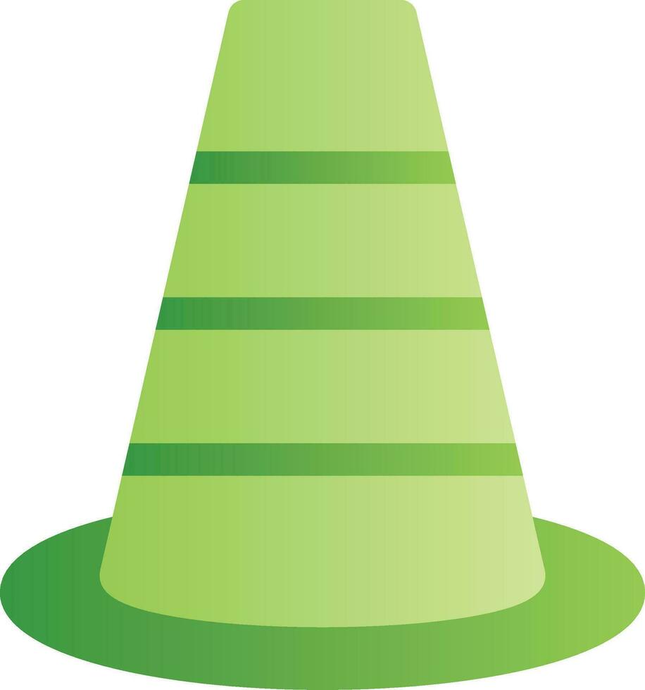 Traffic Cone Creative Icon Design vector