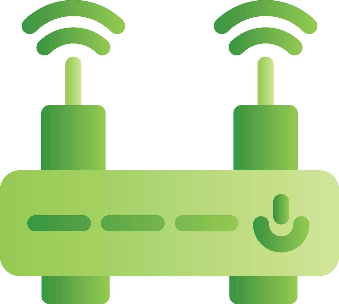 diseño de icono creativo de enrutador wifi vector