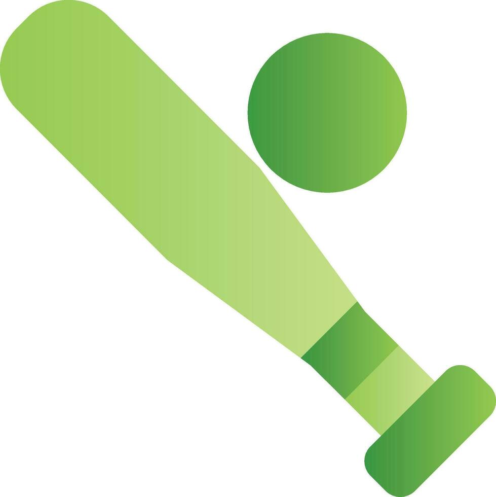 Baseball Bat Creative Icon Design vector