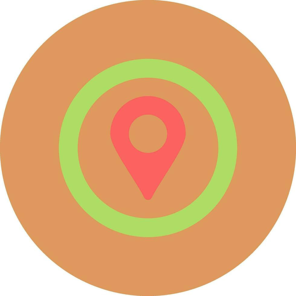 diseño de icono creativo de pin de ubicación vector