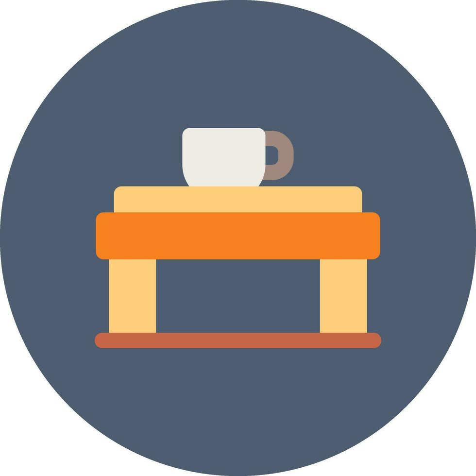 Coffee Table Creative Icon Design vector