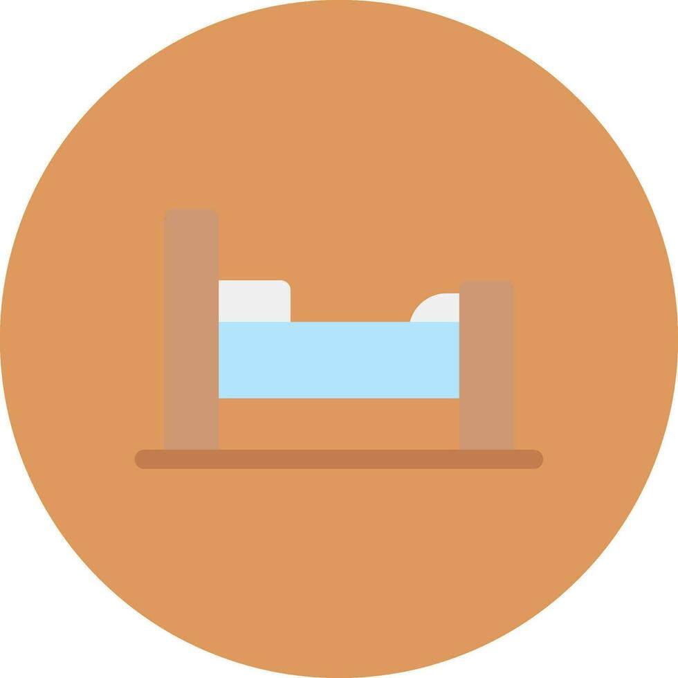 Bed Creative Icon Design vector