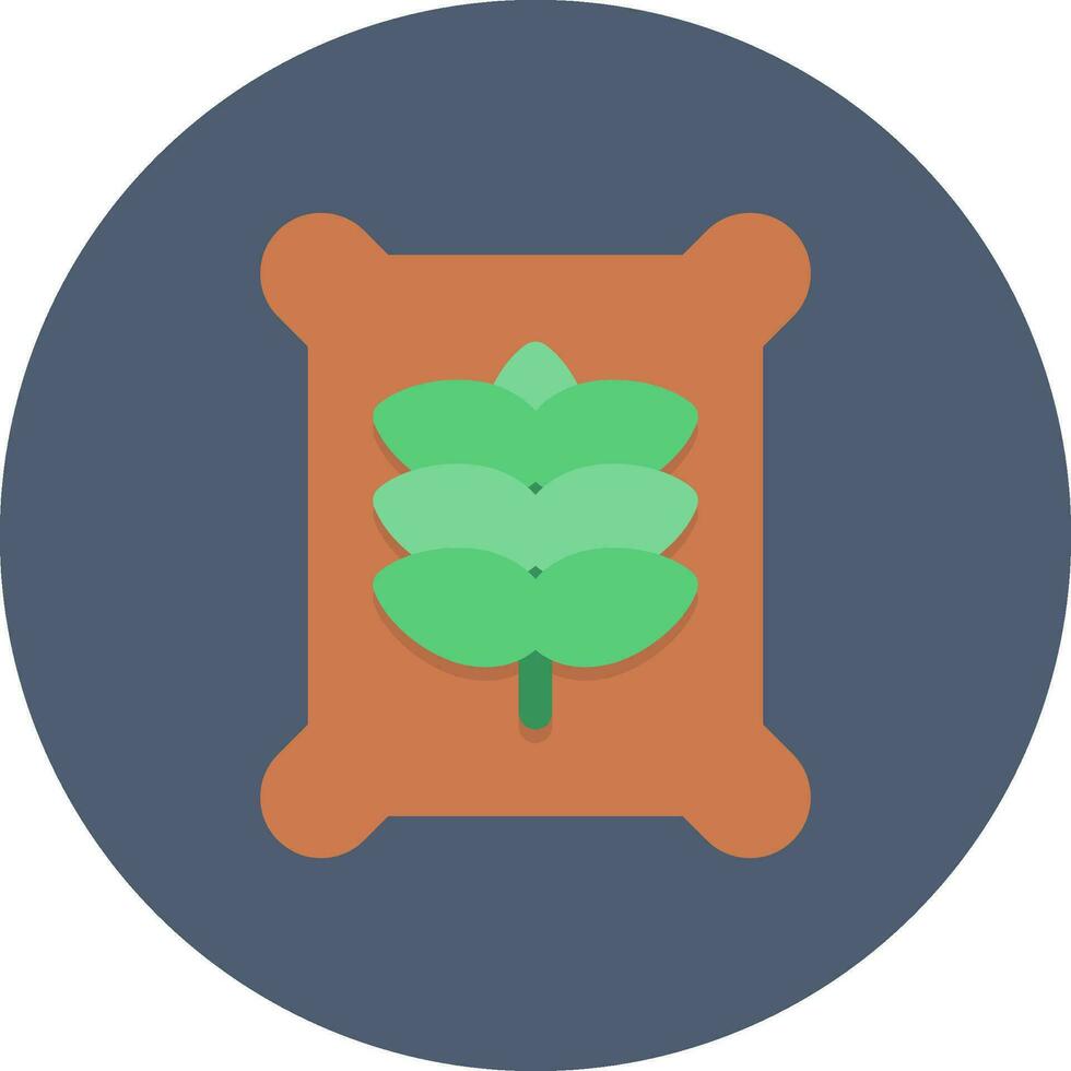 Seed Bag Creative Icon Design vector
