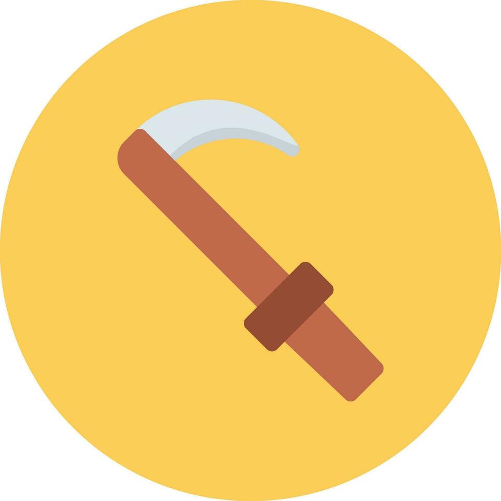 Scythe Creative Icon Design vector