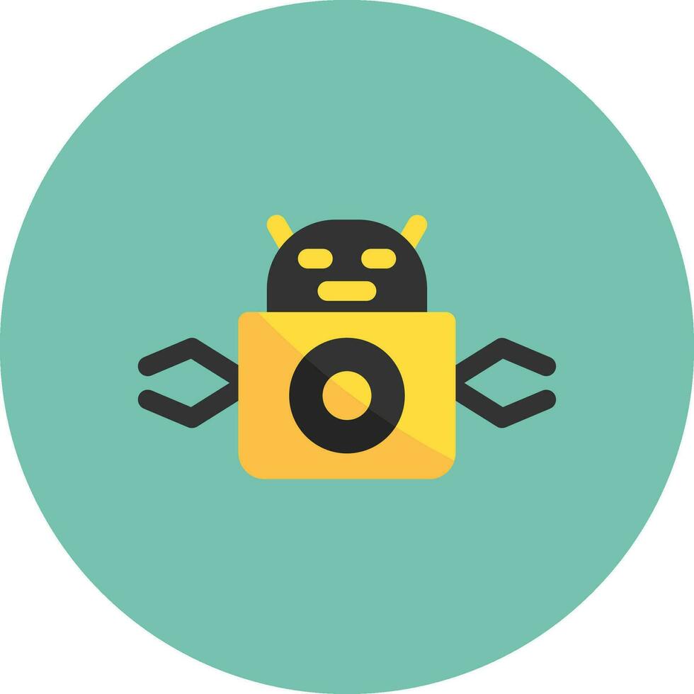 diseño de icono creativo robot vector