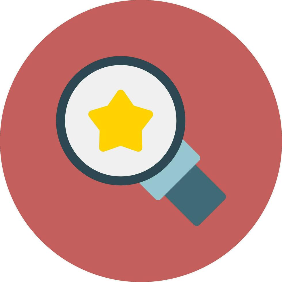 Magnifying Glass Creative Icon Design vector