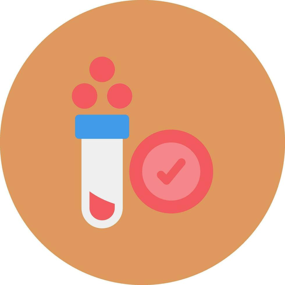 Blood Test Creative Icon Design vector