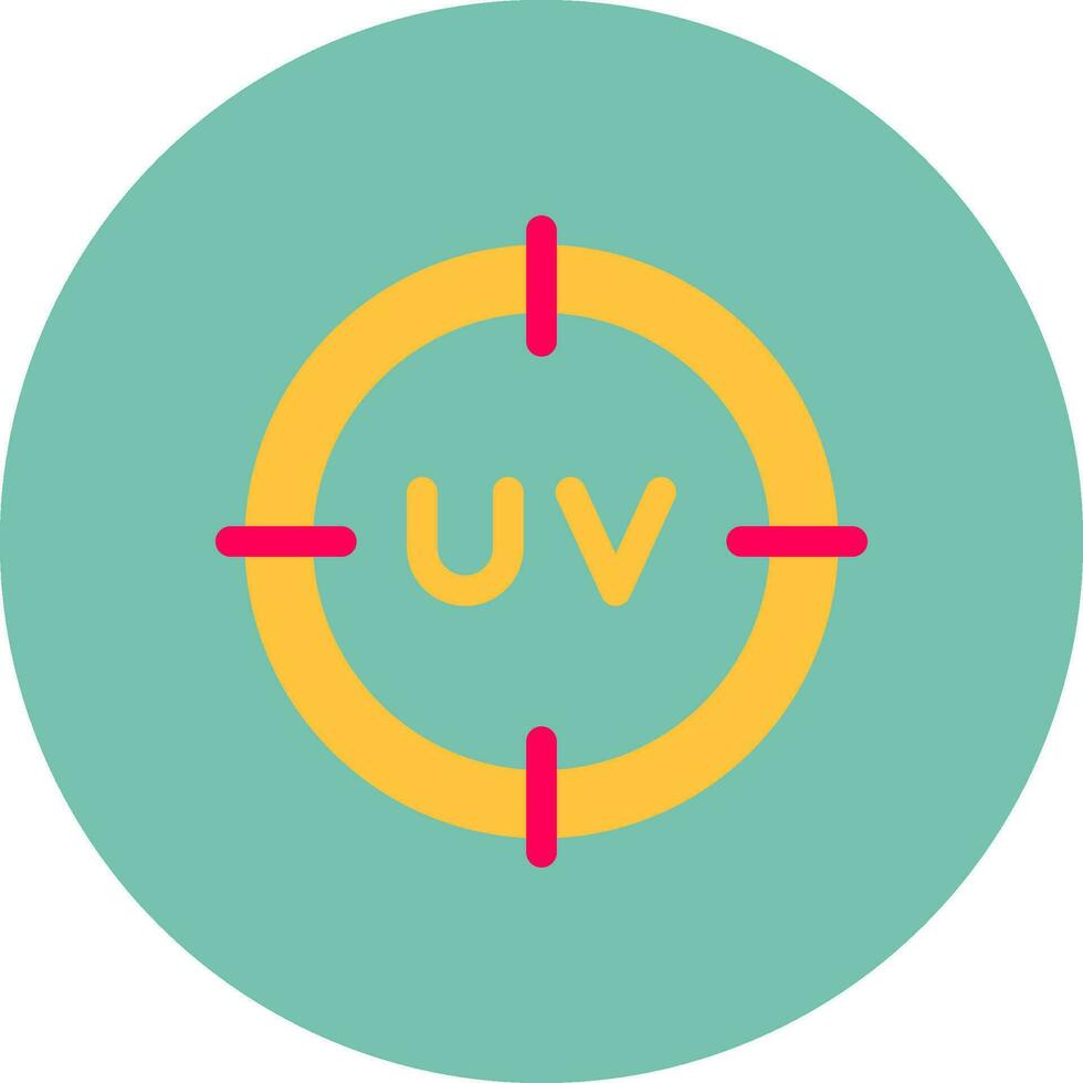 Uv Creative Icon Design vector