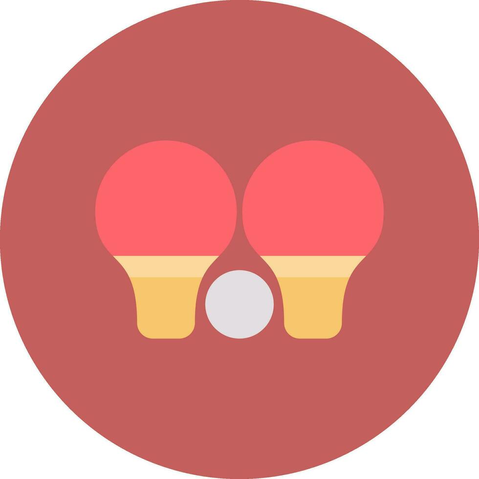 diseño de icono creativo de ping pong vector