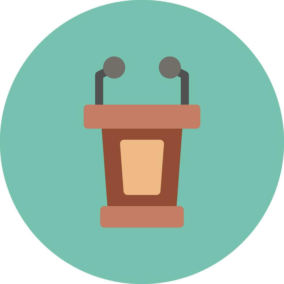 Lectern Creative Icon Design vector