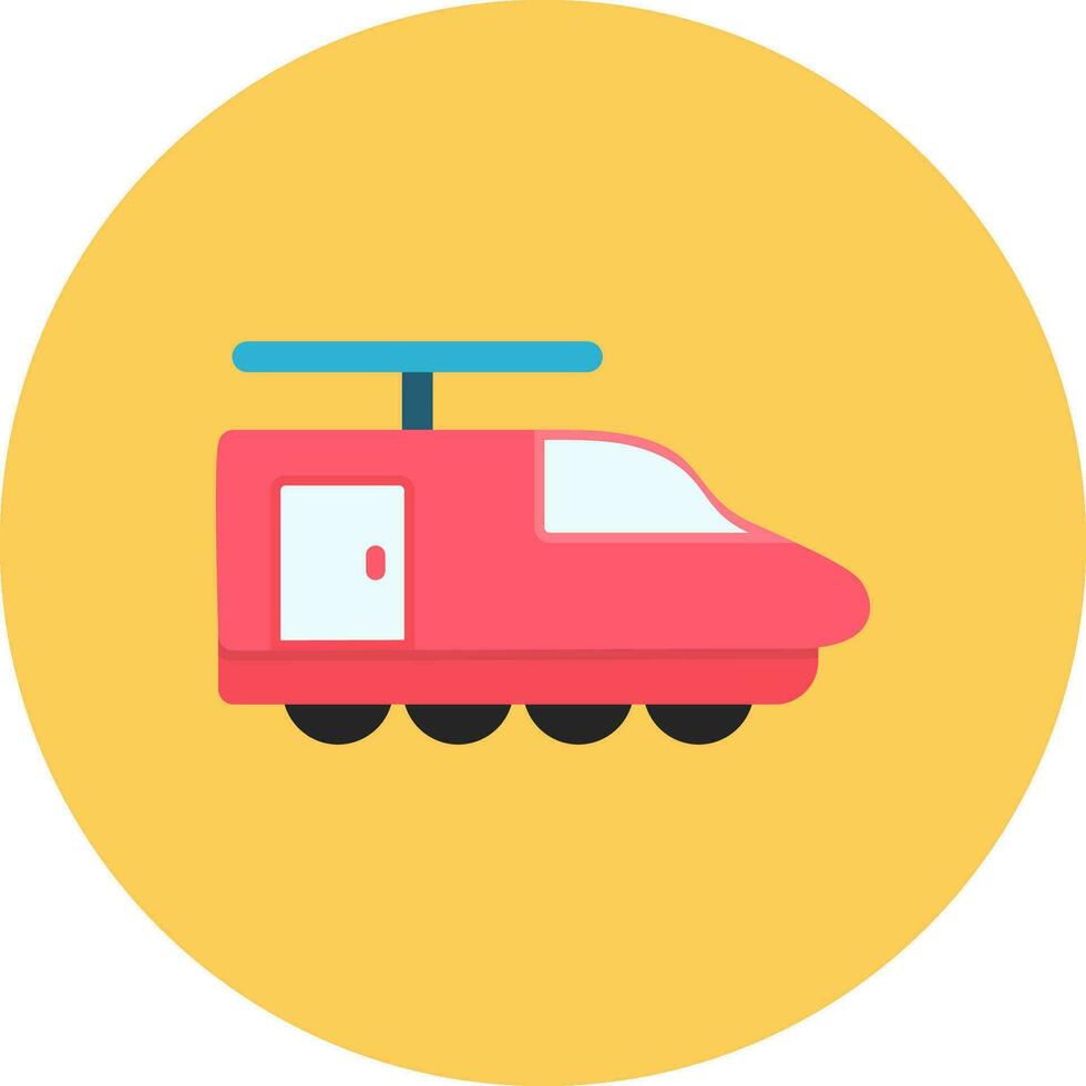 Electric Train Creative Icon Design vector