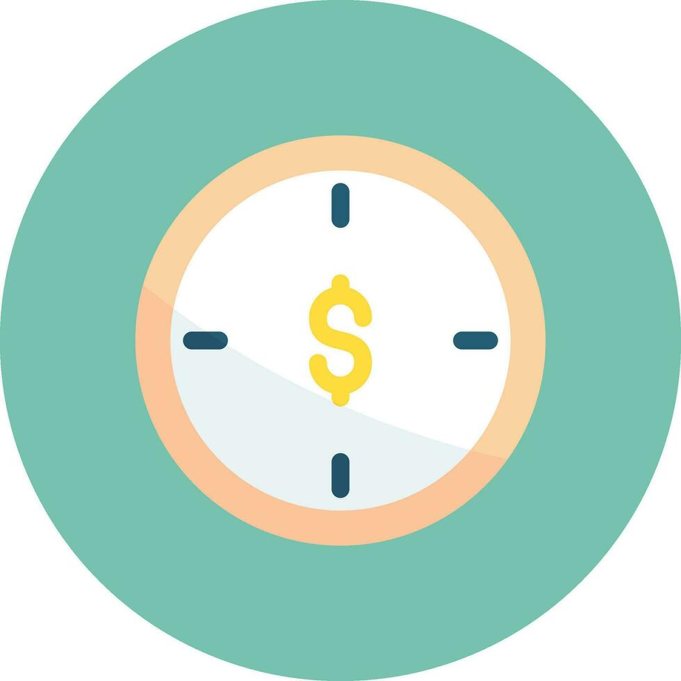 Money Hour Creative Icon Design vector