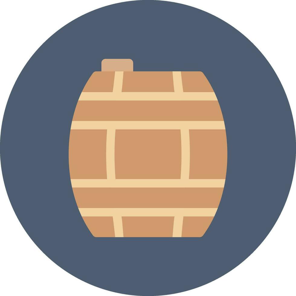 diseño de icono creativo de barril vector