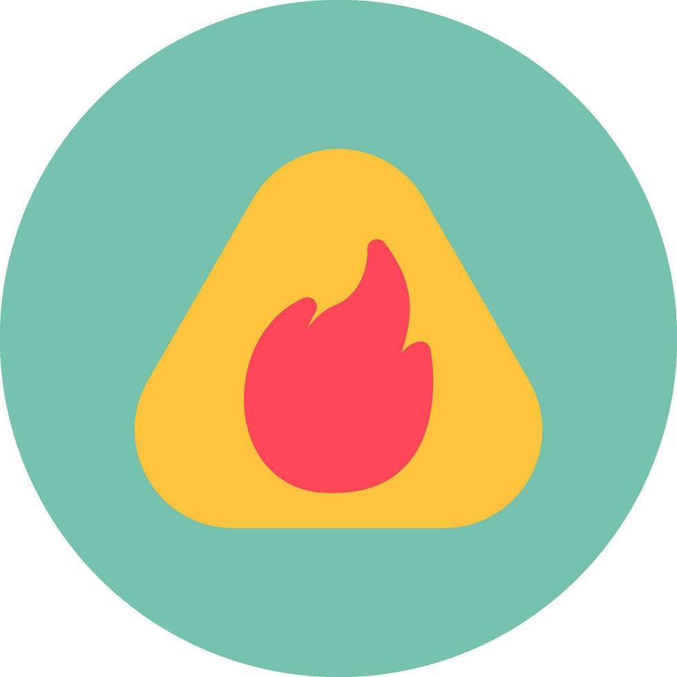 Flame Creative Icon Design vector