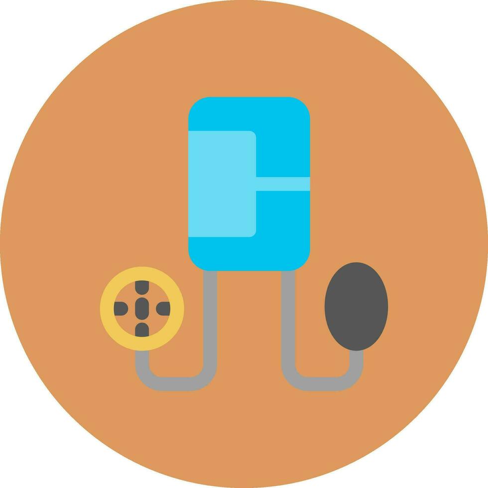 Blood Pressure Gauge Creative Icon Design vector