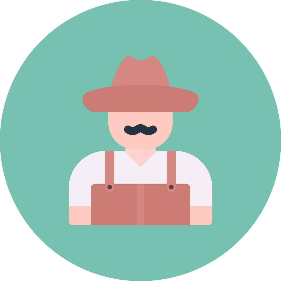 Farmer Creative Icon Design vector