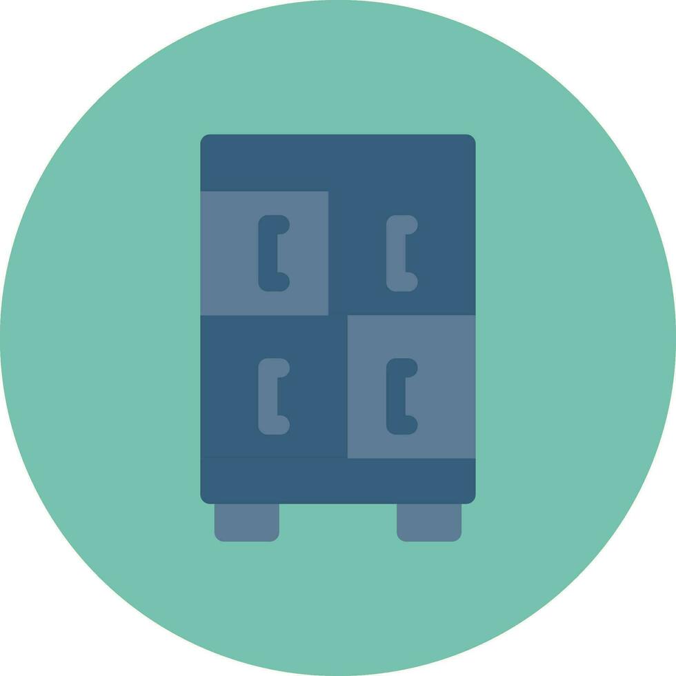 Office Locker Creative Icon Design vector