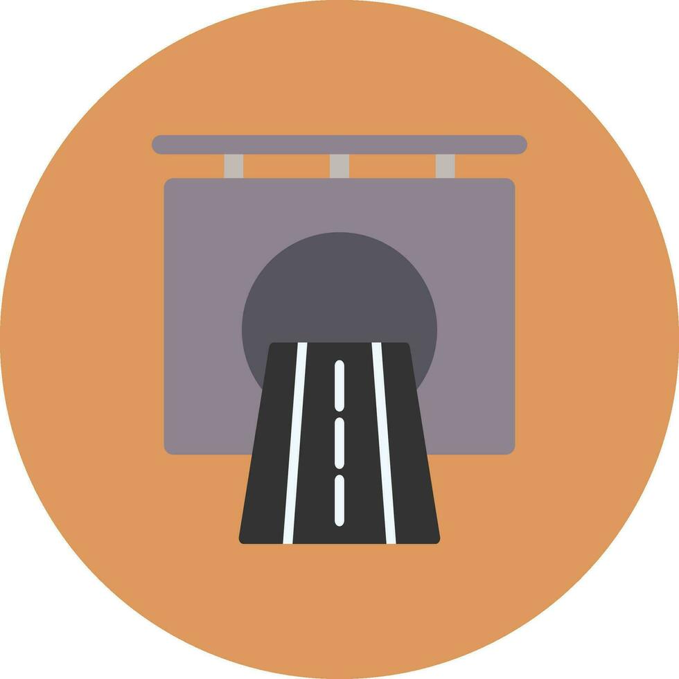 Tunnel Creative Icon Design vector